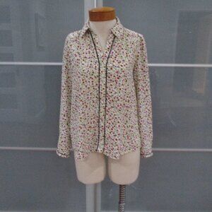 Zara Button Front Blouse